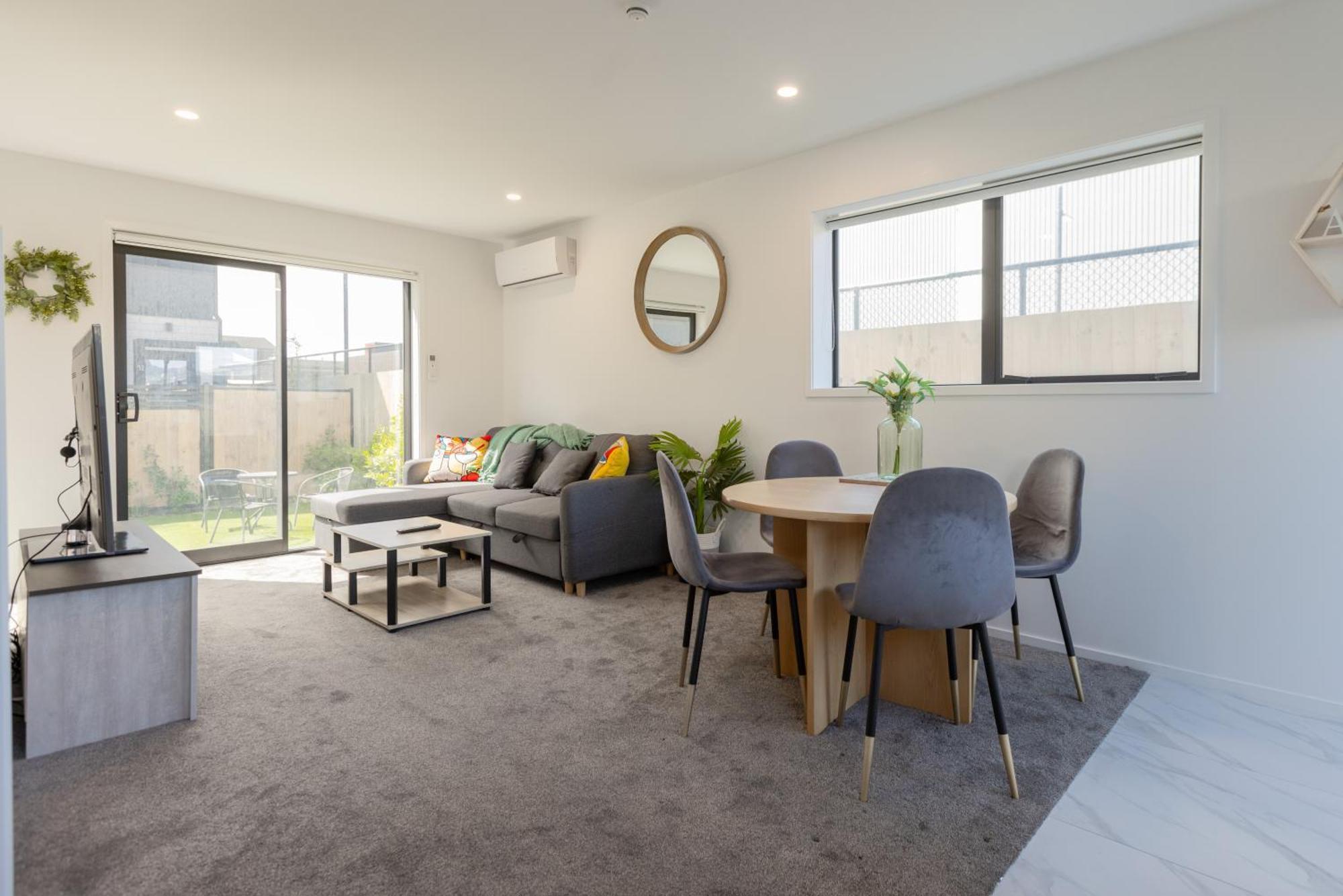 Luxury 2 Bedroom Townhouse By Hagley Park In Cbd Christchurch Exterior foto